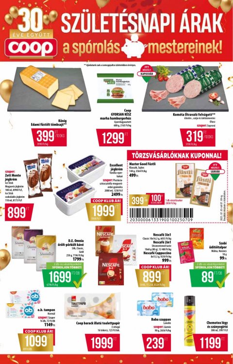 COOP Országos akciós újság