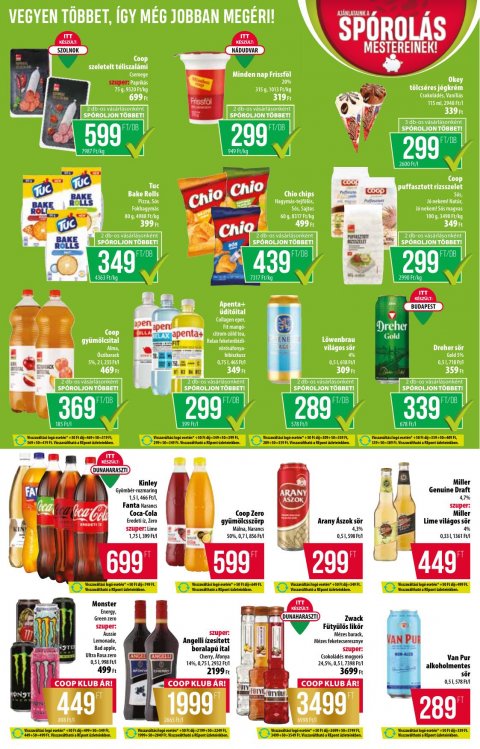 COOP Alföld akciós újság