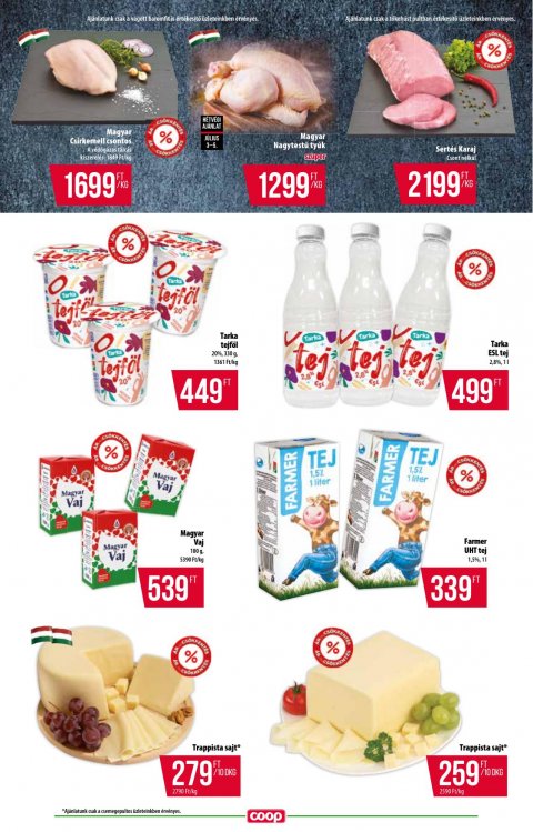 COOP Alföld akciós újság