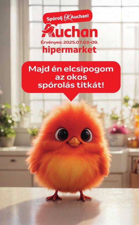 AUCHAN Hipermarket akciós újság od 3. 7. 2025 do 9. 7. 2025