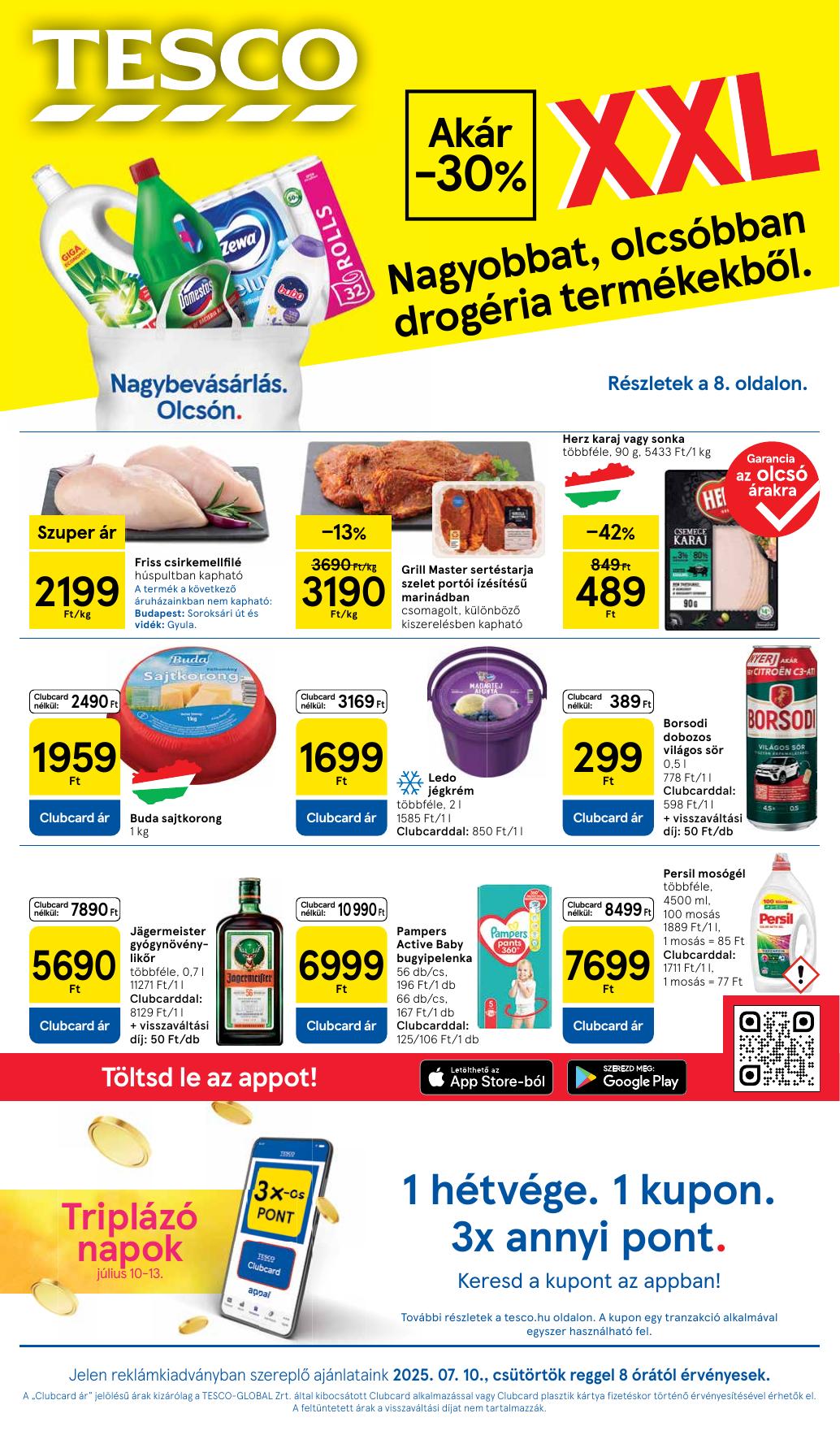 TESCO Hipermarket akciós újság od 10. 7. 2025 do 16. 7. 2025