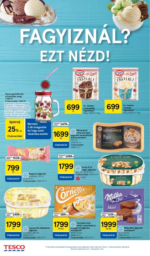 TESCO Szupermarket akciós újság