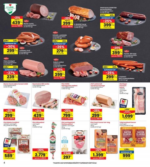 INTERSPAR akciós újság
