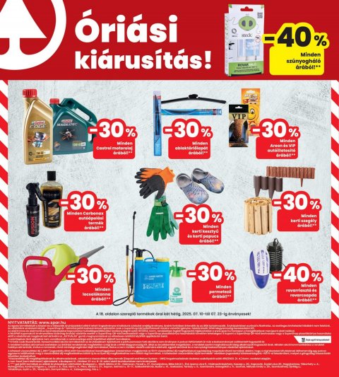 INTERSPAR akciós újság