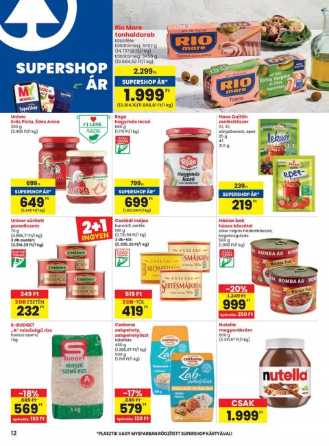 SPAR akciós újság