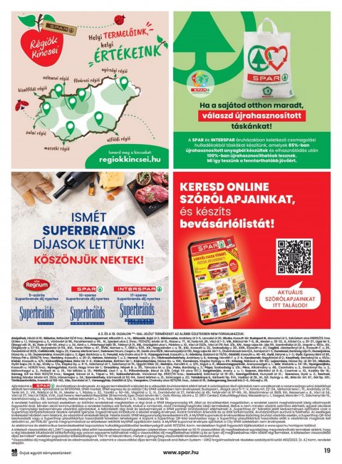 SPAR akciós újság