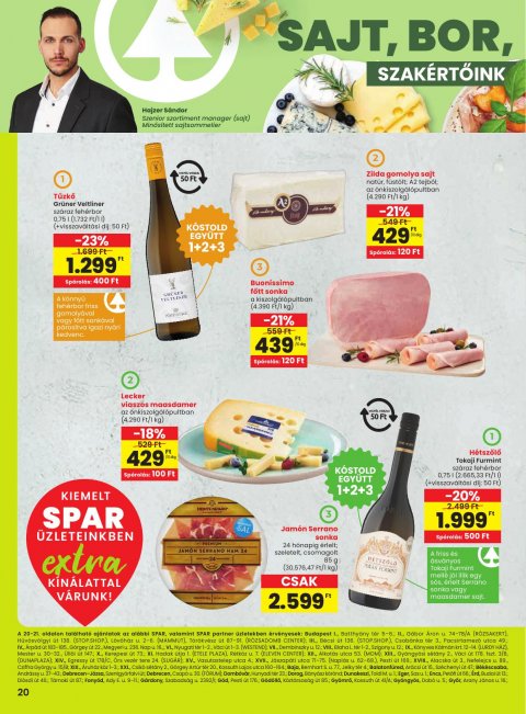 SPAR Extra akciós újság