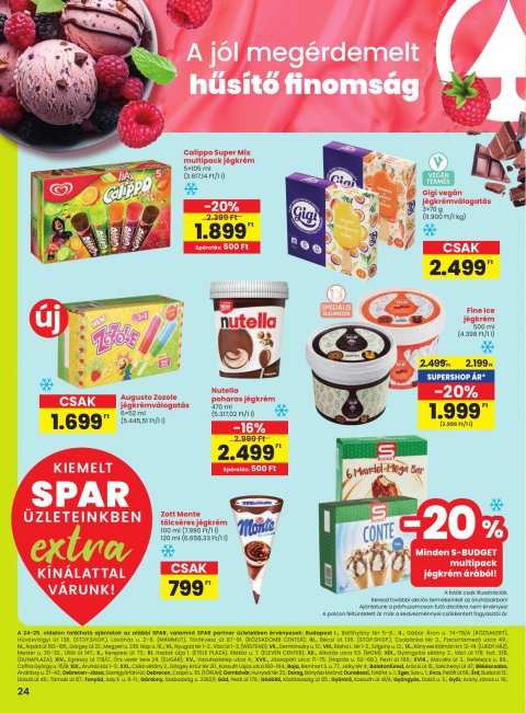 SPAR Extra akciós újság
