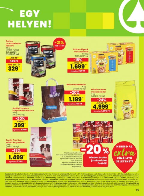 SPAR Extra akciós újság