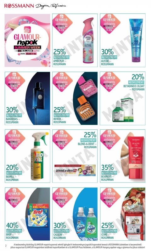 ROSSMANN Glamour napok akciós újság