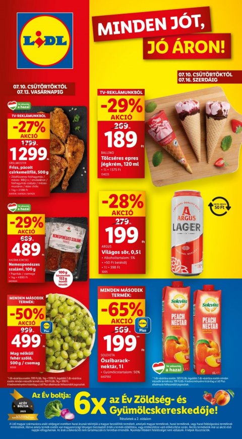 LIDL akciós újság od 10. 7. 2025 do 16. 7. 2025