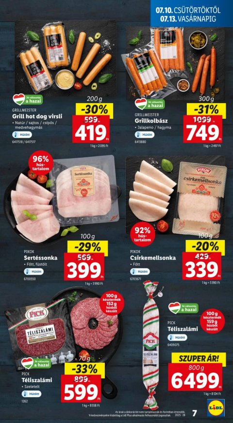 LIDL akciós újság