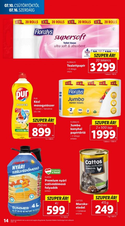 LIDL akciós újság