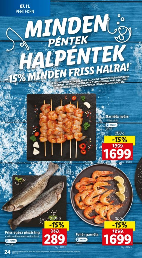 LIDL akciós újság