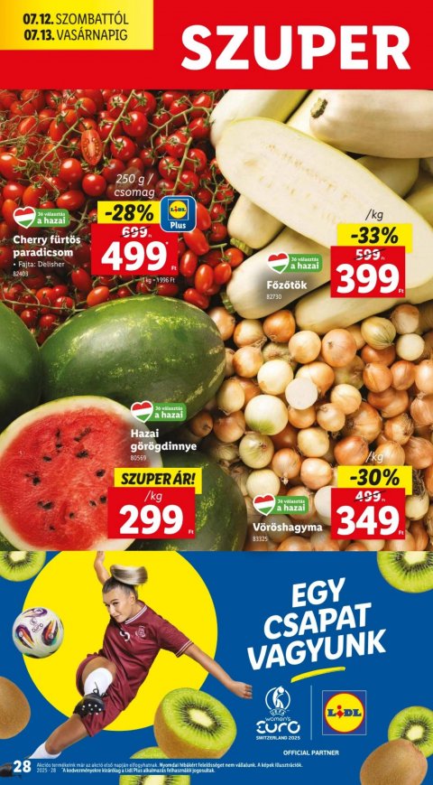 LIDL akciós újság