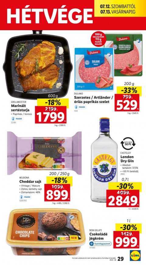 LIDL akciós újság