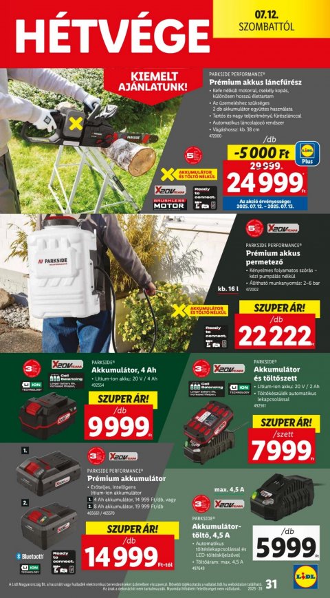 LIDL akciós újság