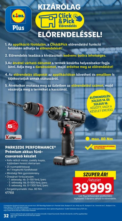 LIDL akciós újság