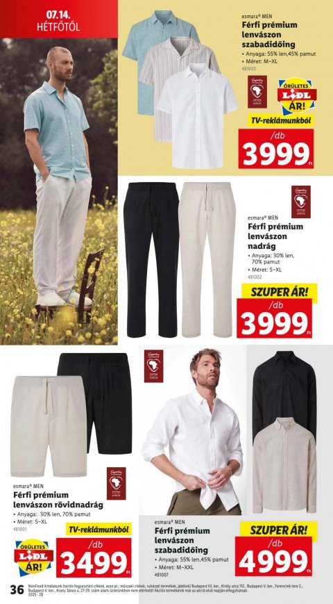 LIDL akciós újság