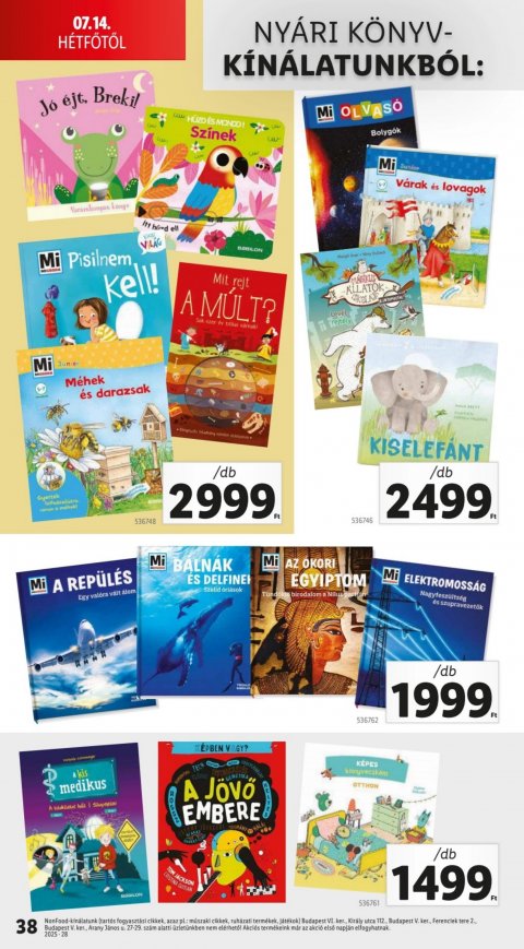 LIDL akciós újság
