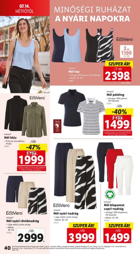 LIDL akciós újság