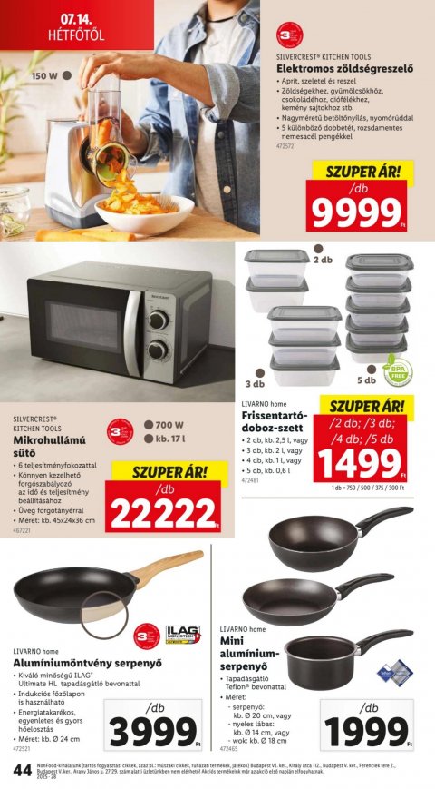 LIDL akciós újság