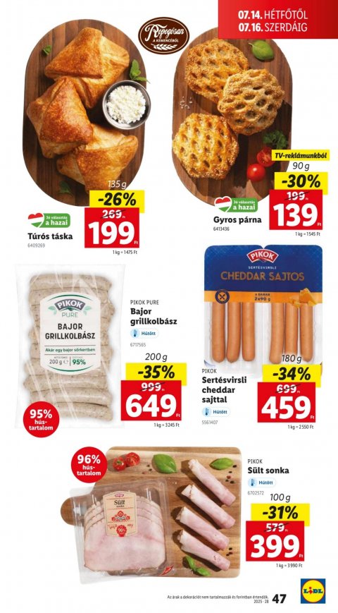 LIDL akciós újság