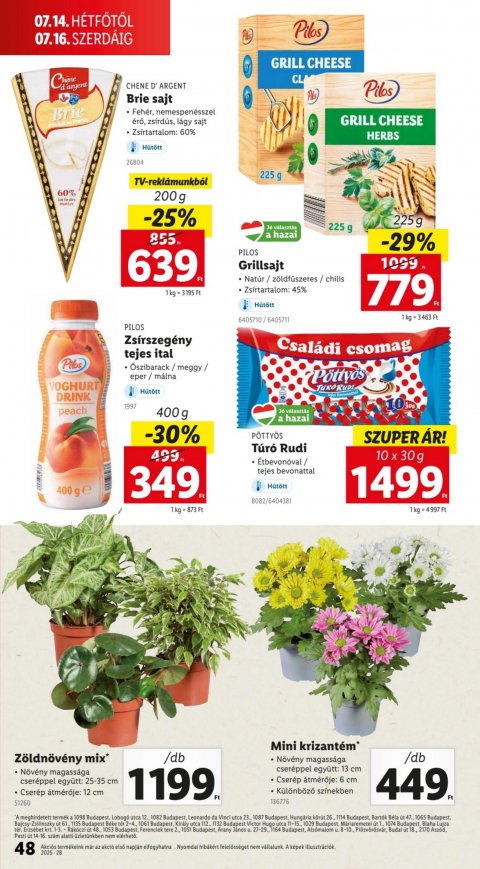 LIDL akciós újság