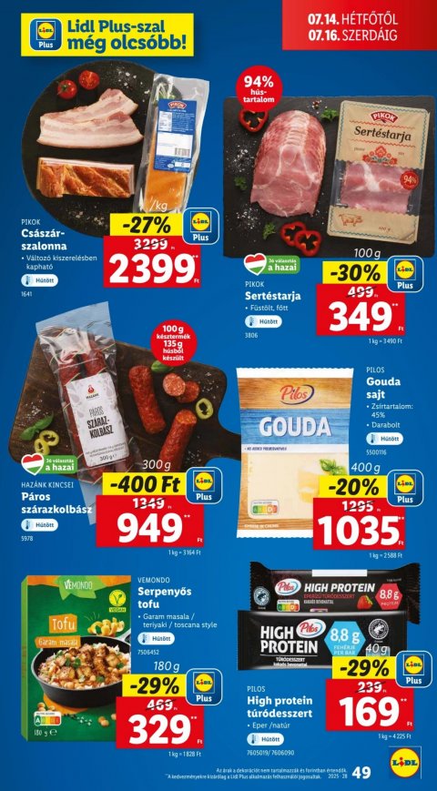 LIDL akciós újság