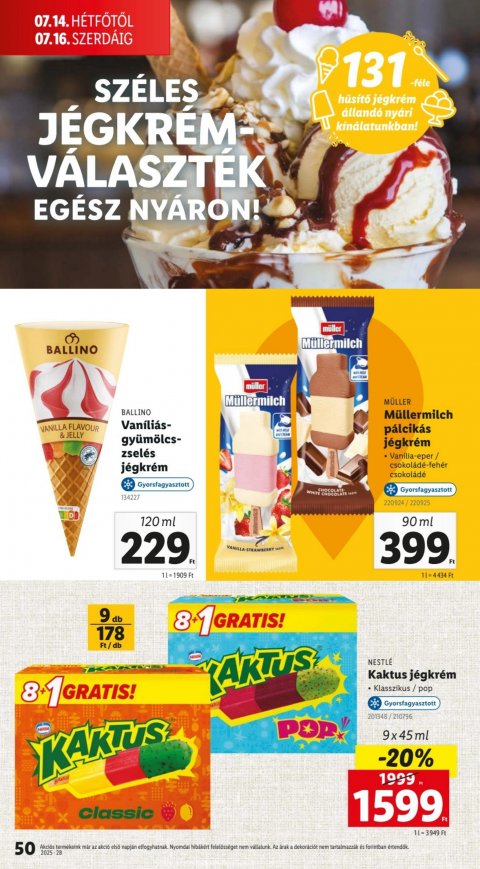 LIDL akciós újság