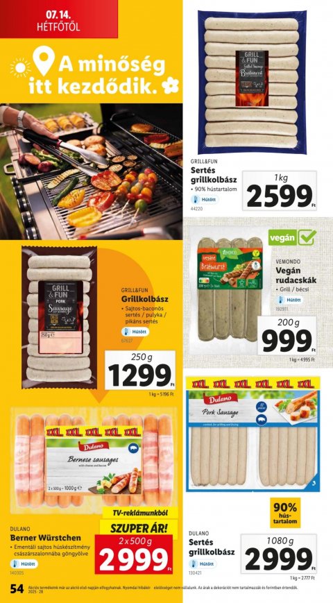 LIDL akciós újság