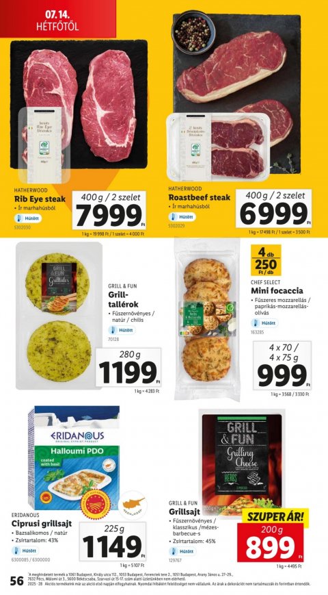 LIDL akciós újság
