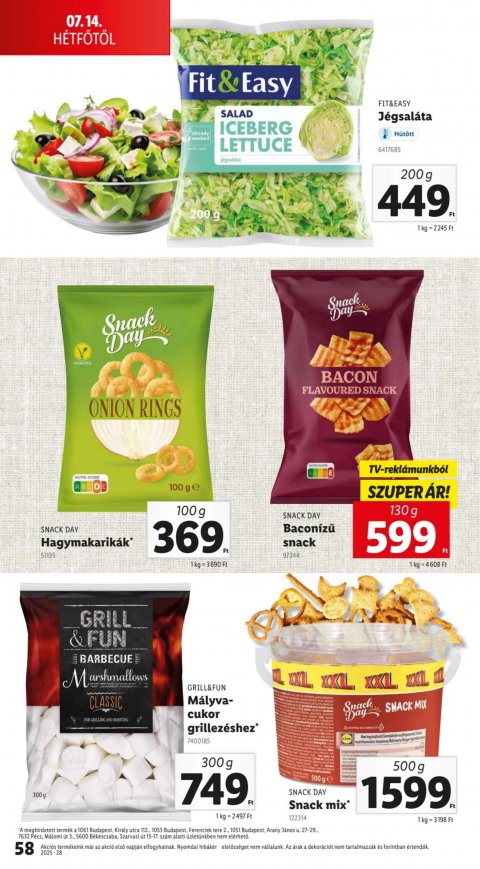 LIDL akciós újság