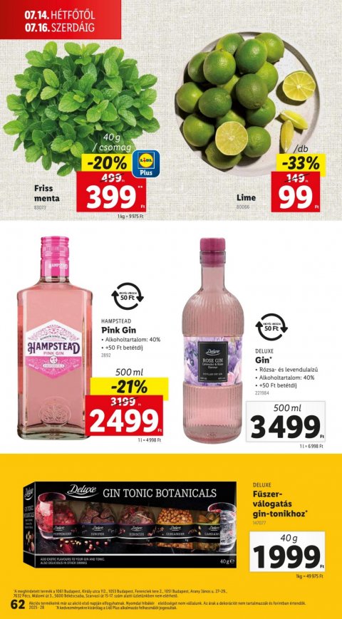 LIDL akciós újság