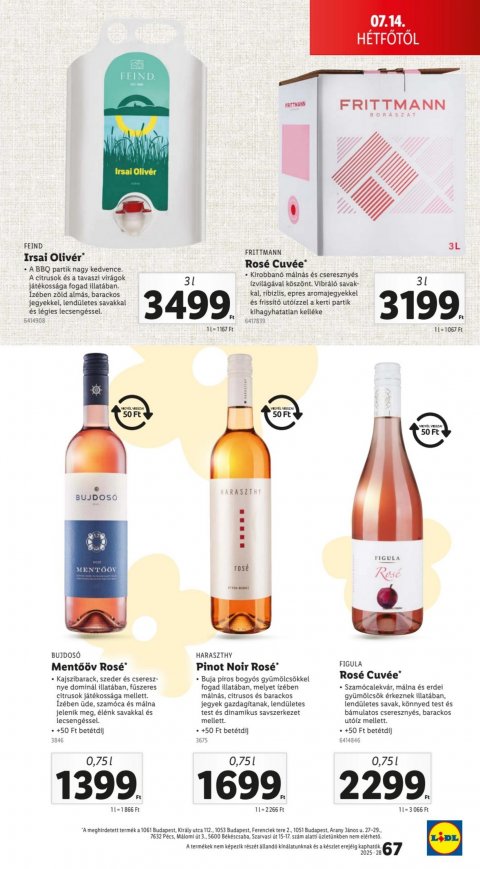 LIDL akciós újság