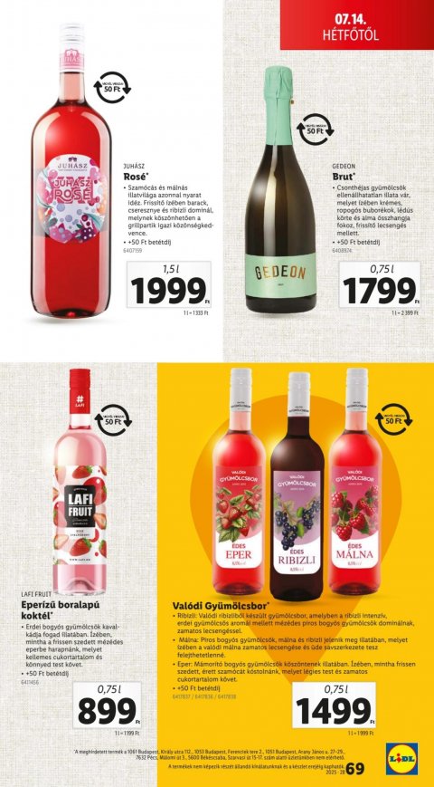 LIDL akciós újság