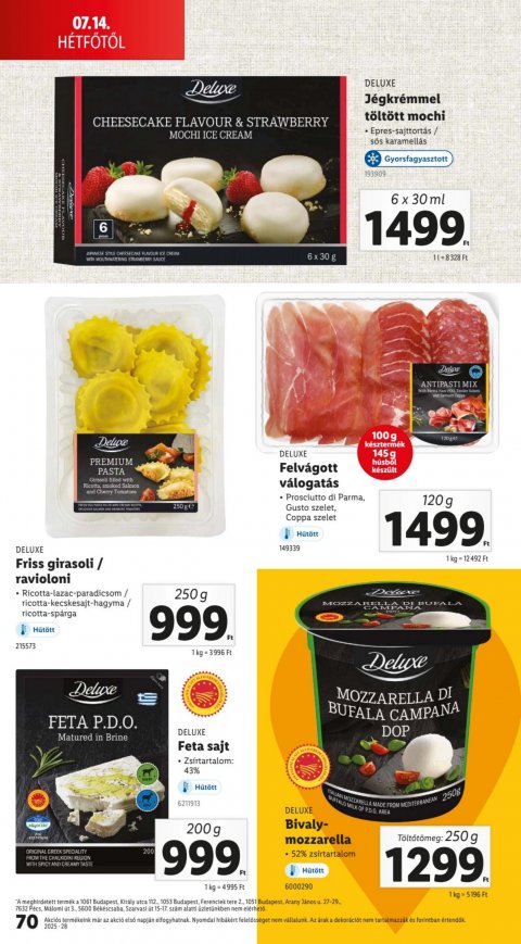 LIDL akciós újság
