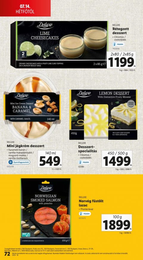 LIDL akciós újság