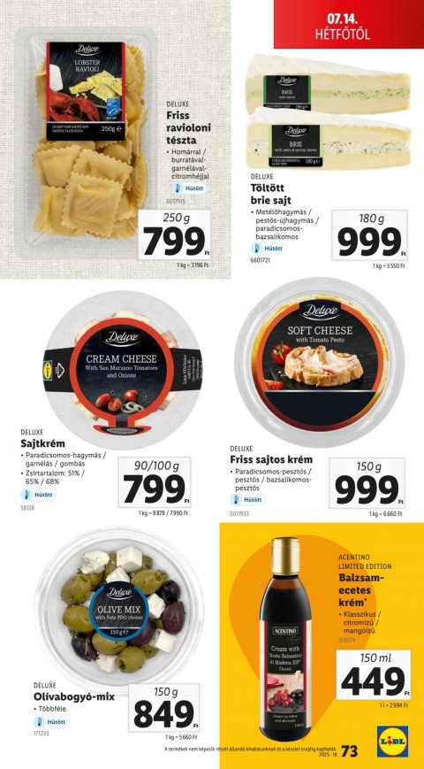 LIDL akciós újság