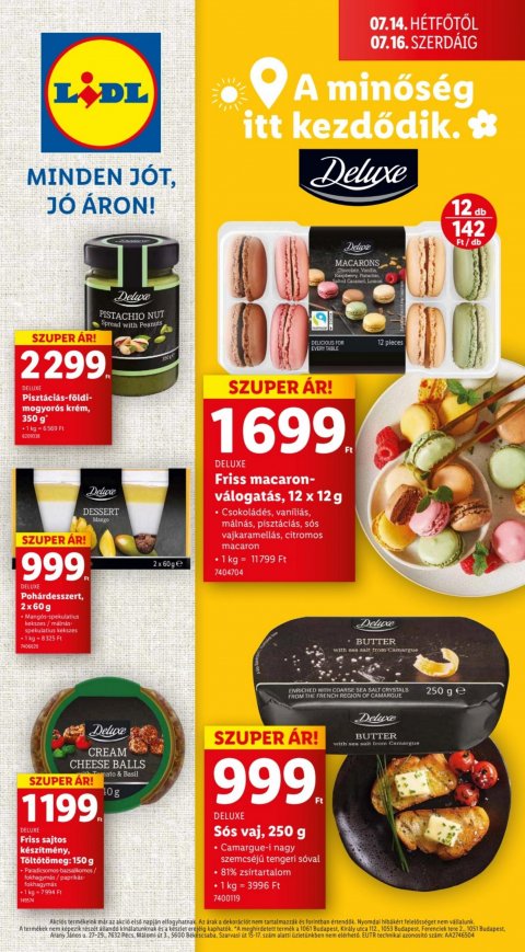 LIDL akciós újság