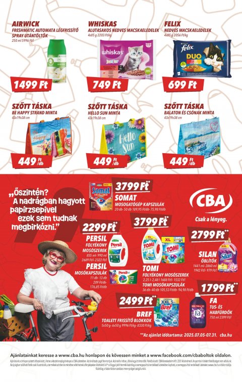CBA akciós újság