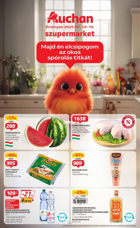 AUCHAN Szupermarket akciós újság