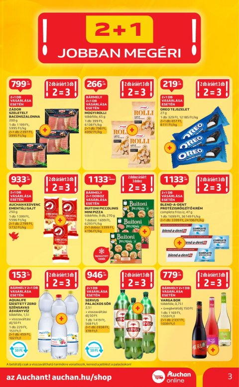 AUCHAN Szupermarket akciós újság