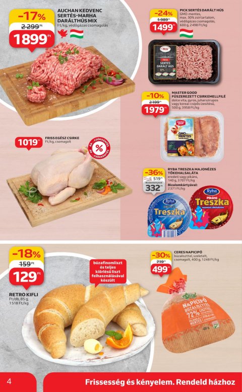 AUCHAN Szupermarket akciós újság