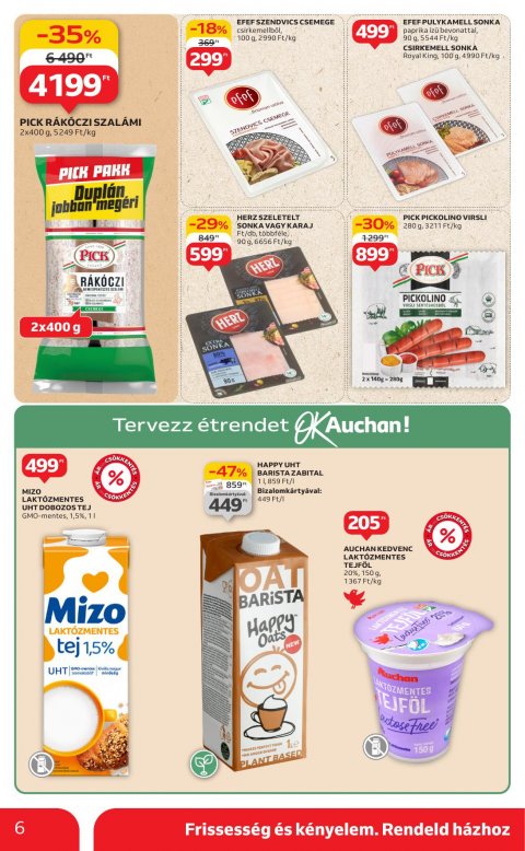AUCHAN Szupermarket akciós újság
