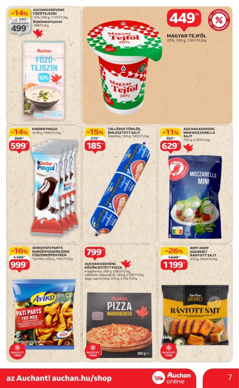 AUCHAN Szupermarket akciós újság