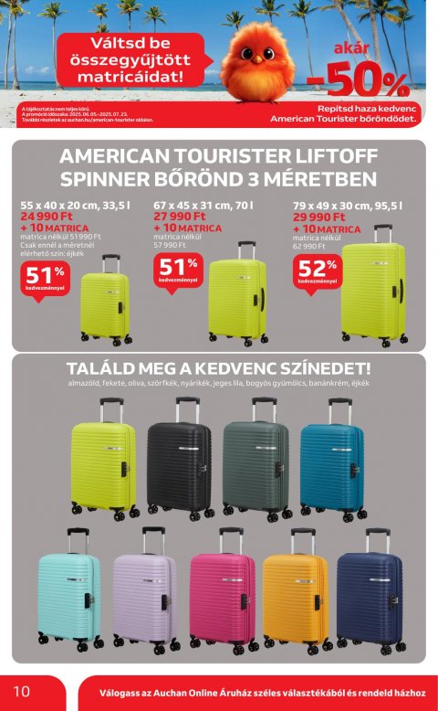 AUCHAN Szupermarket akciós újság