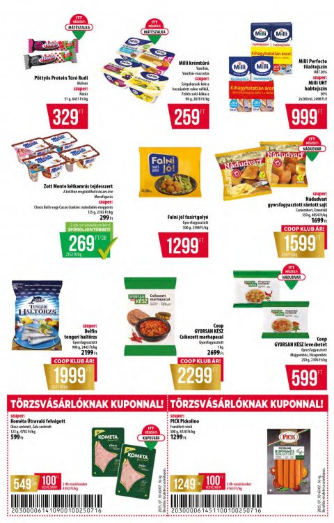 COOP országos akciós újság
