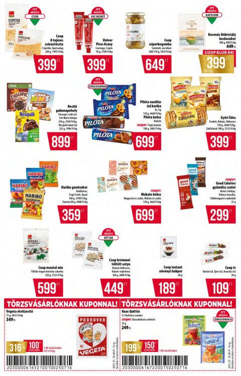 COOP országos akciós újság