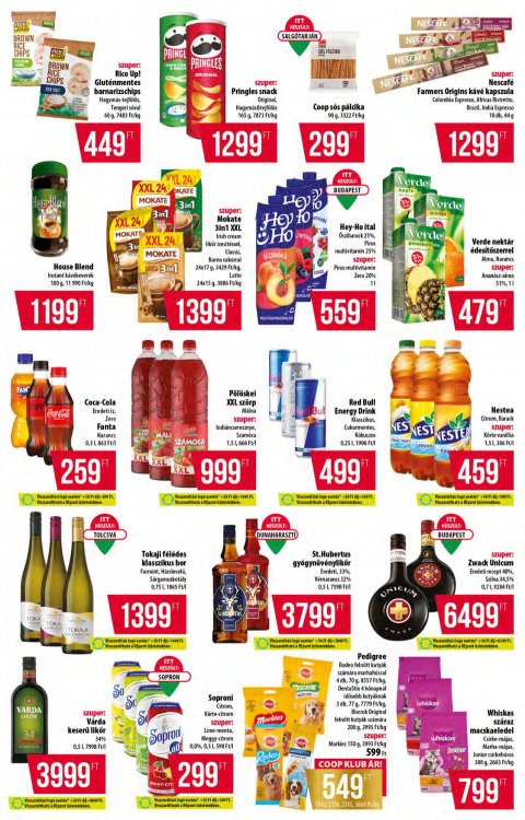 COOP országos akciós újság